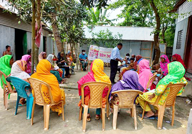 Courtyard Meeting Palabandha Union 2 No Ward Islampur, Jamalpur.1