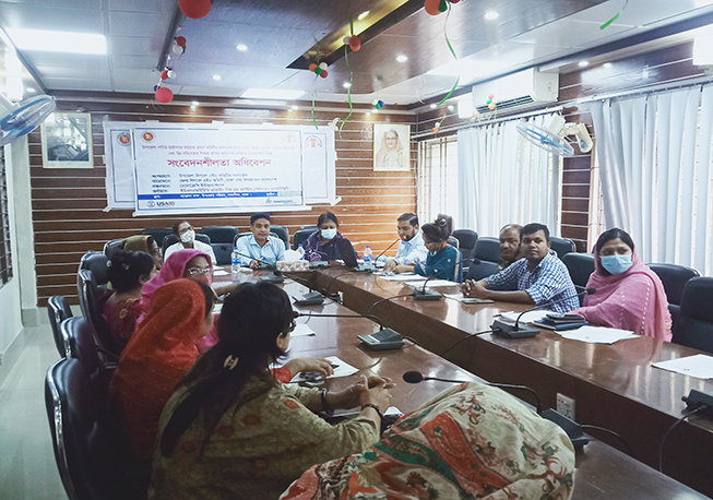 Sensitization Meeting in Upazila Parishad Under Keraniganj