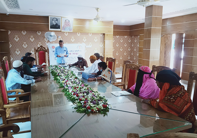 UPLAC bi-monthly meeting in Sakta union under Keraniganj Upazila