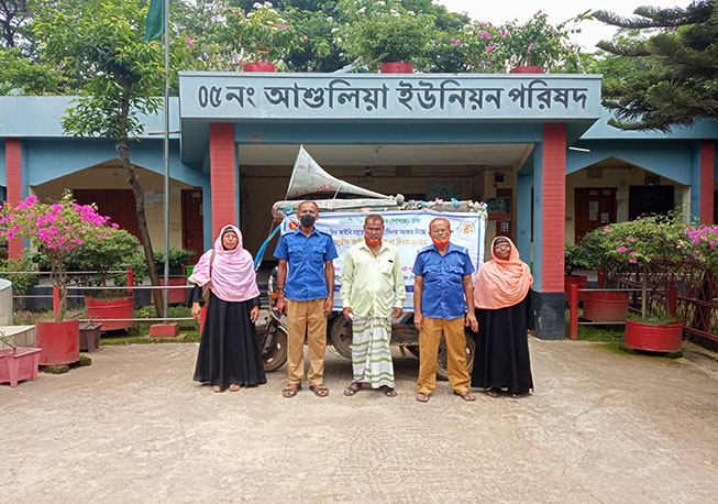 Miking on Legal Aid in Ashulia Union under Savar Upazila, Dhaka (2)