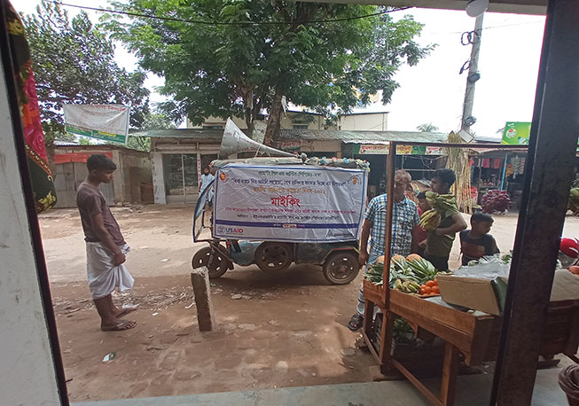Miking on Legal Aid in Ashulia Union under Savar Upazila, Dhaka (3)