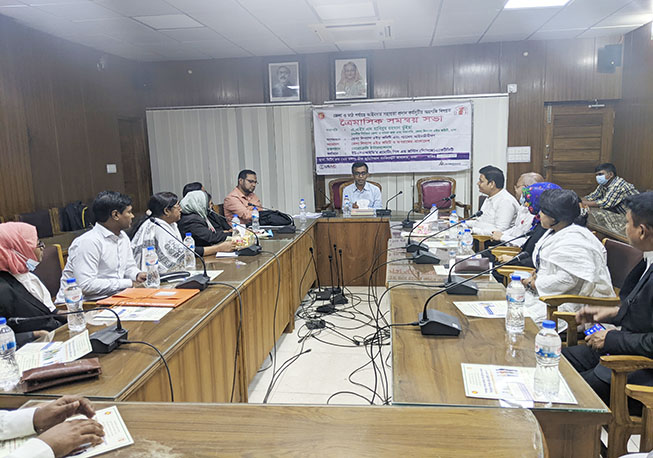 Panel Lawyer meeting in Dhaka Legal Aid office