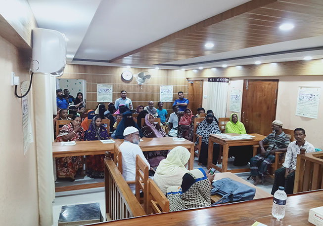 Public Hearing in Sakta Union under  Keraniganj Upazila