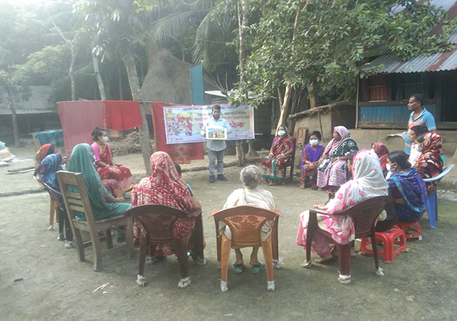 Courtyard Meeting- Ward No-04, Kirtipasha Union, Jhalokathi Sardar, Jhalokathi (1)