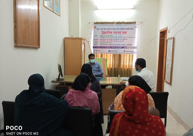 Client consultation meeting in Dhaka Legal Aid Office.