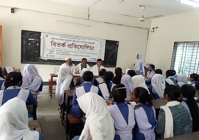 School Debate in Ruhitpur High School in Ruhitpur Union under Keraniganj Upazila (3)