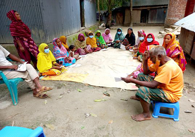 Courtyard Meeting Palabandha Union 1 No Ward Islampur, Jamalpur.2