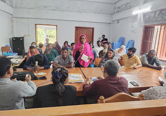 Public Hearing in Jontail Union Under Nawanganj Upazila