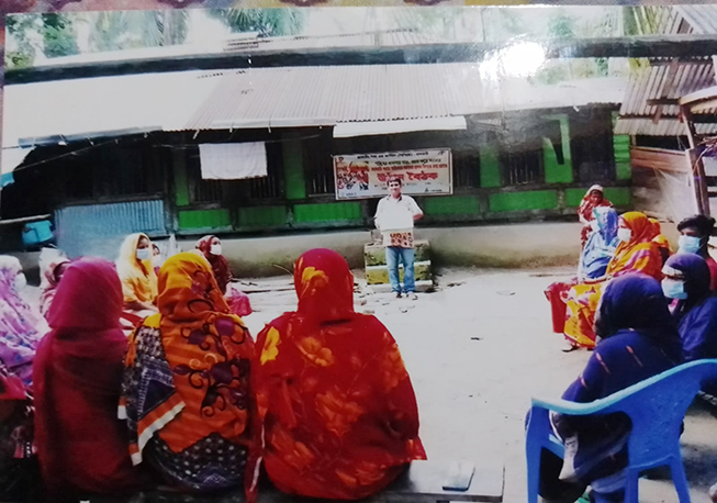 Courtyard Meeting- Ward No-03, Patikahalghata Union, Kathalia, Jahalokathi