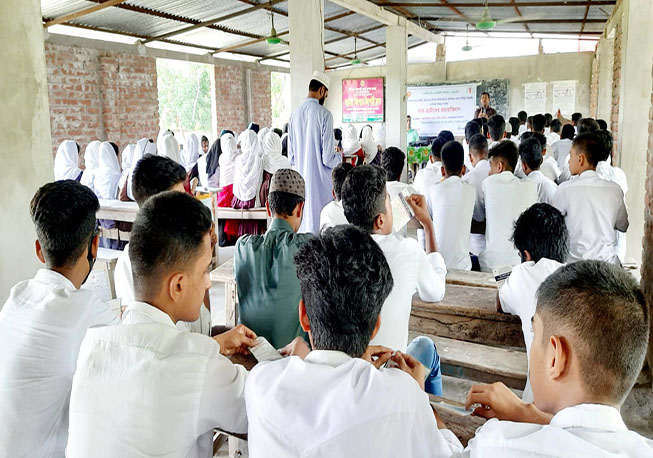 Student Campain-Adakhola Secondary School, Baruia, Rajapur