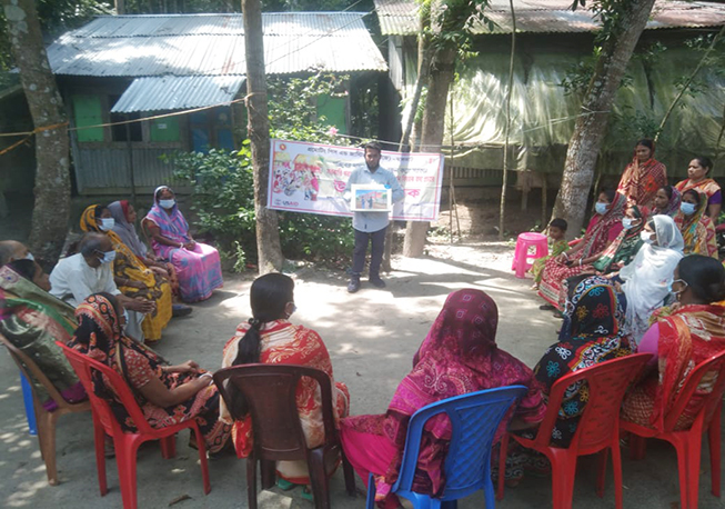 Courtyard Meeting-Ward No-06, Kirtipasha Union, Jhalokathi Sadar