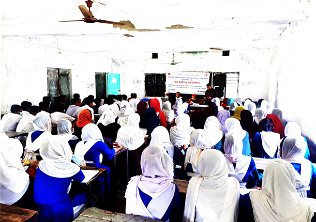 Student Campaign-Saturia Meharunessa Memorial High School, Saturia Union, Rajapur, Jhalokathi