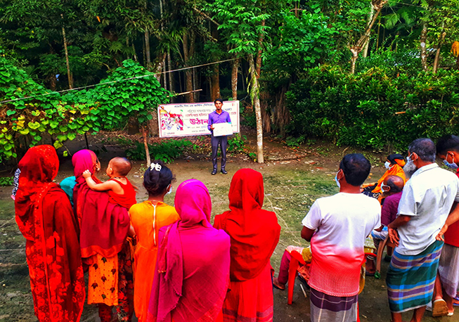 Courtyard Meeting-Ward No-05, Mathbari Union, Rajapur, Jhalokathi