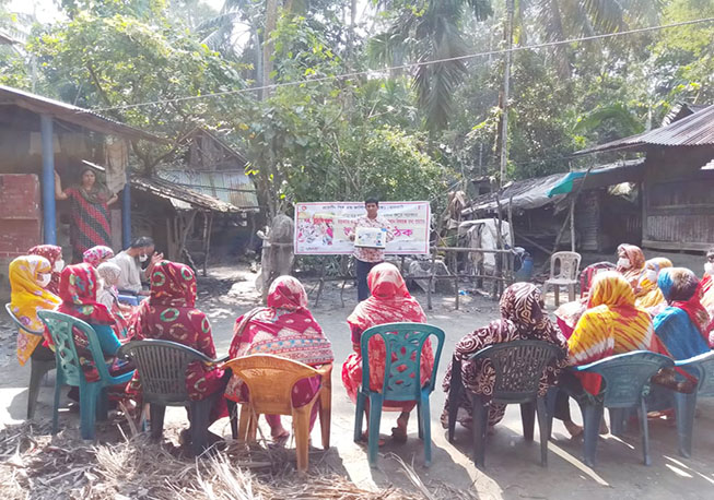 Courtyard Meeting-Ward No-06, Chenchri Rampur Union, Jhalokathi