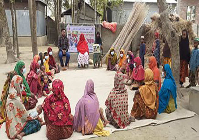 Courtyard Meeting Nayanagor Union 7 No Ward Melandah, Jamalpur